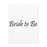Bride to Be Postcard