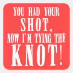 Bride to Be You Had Your Shot Stickers
