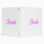 Bride Vinyl Binders