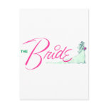 Bride (Wed dress) Post Card
