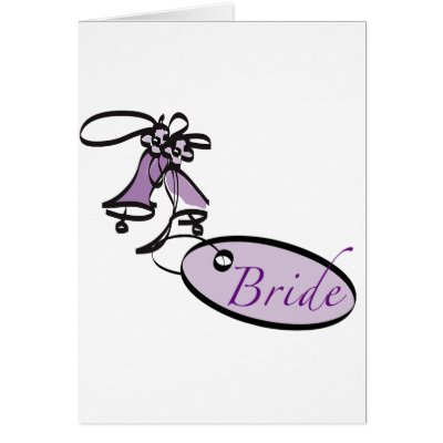 Bride Wedding Card by lesrubaweddings