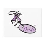 Bride Wedding Postcard