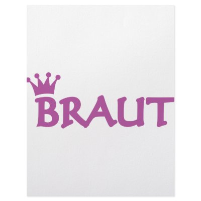 bride with crown icon personalized letterhead by TomaniacLines