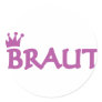 bride with crown icon stickers