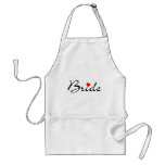 Bride with Heart Apron