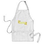Bride yellow aprons