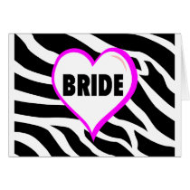 Bride  Zebra Stripes