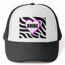 Bride (Zebra Stripes) Trucker Hat