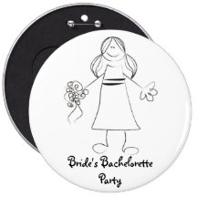 Bride's Bachelorette Party Button