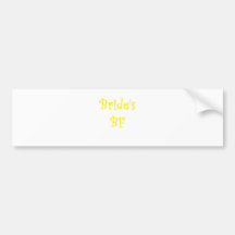 Brides BF Bumper Sticker