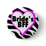 Brides BFF (Heart Zebra Print)