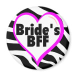 Brides BFF (Heart Zebra Print)