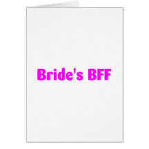 Brides BFF (Pink) Card