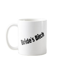 Brides Bitch Black Coffee Mugs