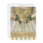 Brides Bouquet (ivory) Wedding - Small Invites