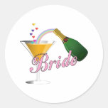 Brides Champagne Toast Sticker