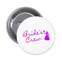 Brides Crew (Bride) Pinback Button