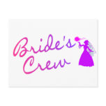 Brides Crew (Bride) Postcard