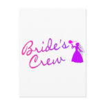 Brides Crew (Bride) Post Card