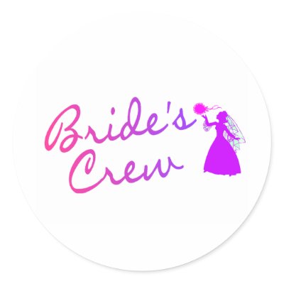 Brides Crew (Bride) Stickers by BacheloretteGirl