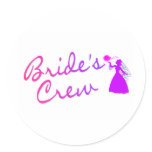 Brides Crew (Bride) stickers