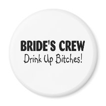 Brides Crew Drink Up Bitches Black