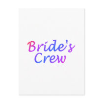 Brides Crew (Pastel)