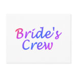 Brides Crew (Pastel)