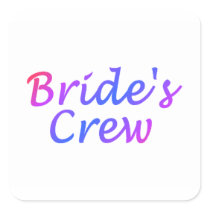Brides Crew (Pastel)