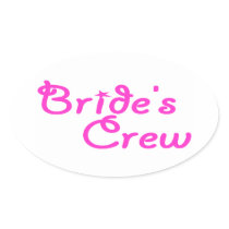 Brides Crew Stickers