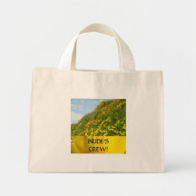 BRIDE'S CREW! Tote bag gift Wedding Party Poppies