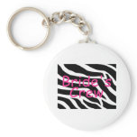 Brides Crew (Zebra Stripes) Key Chain