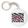 Brides Crew (Zebra Stripes) Key Chain