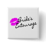Brides Entourage (Kiss) Buttons