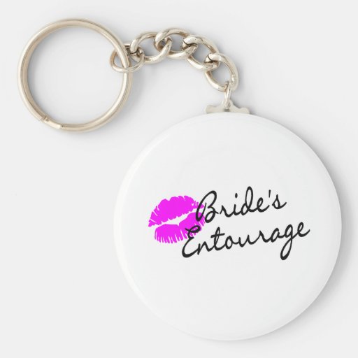 Brides Entourage (Kiss) Keychains