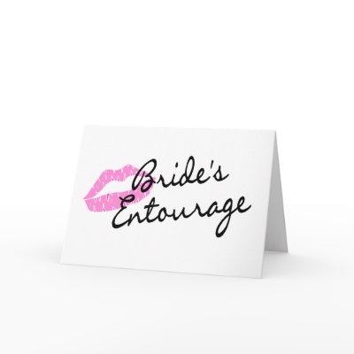 Brides Entourage Lips by CelebrationZazzle