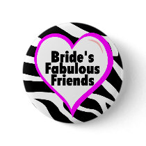 Brides Fabulous Friends Zebra Stripes
