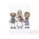 Brides Parents Wedding Day Before Ceremony Greeting Card