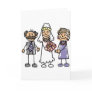 Brides Parents Wedding Day Before Ceremony Greeting Card