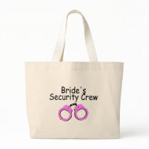 Brides Security Crew (Handcuffs) Tote Bags