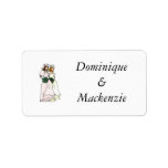 Brides Side by Side Personalized Address Labels