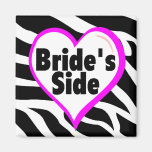 Brides Side Zebra Stripes Magnets