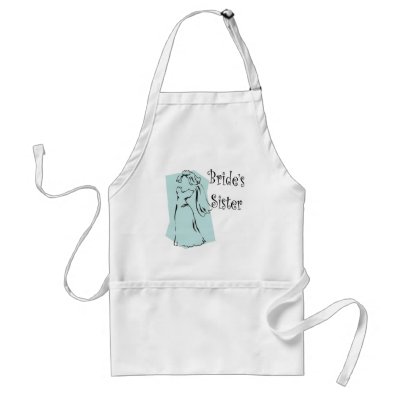 Brides Sister Apron by weddingpartygifts