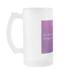 Brides Wedding Glass - Purple Butterfly Swirl Coffee Mugs