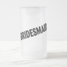 Bridesmaid (Bold Black) Coffee Mug