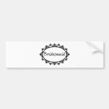 Bridesmaid Bumper Sticker