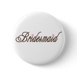 Bridesmaid Classy Browns Button