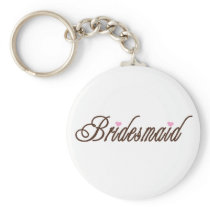 Bridesmaid Classy Browns Keychains