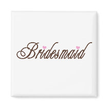 Bridesmaid Classy Browns Magnet