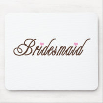 Bridesmaid Classy Browns Mouse Mat